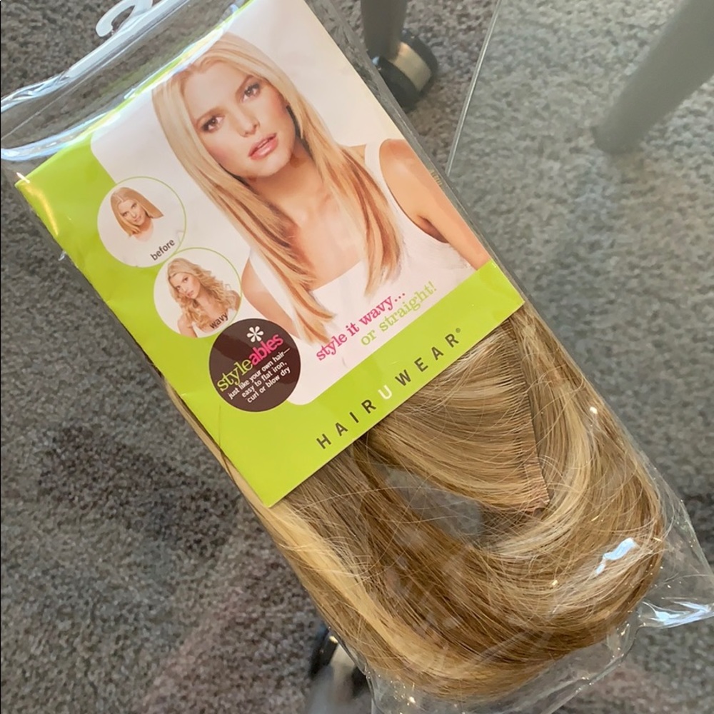 High & Low Lighted Clip in Hair Weft